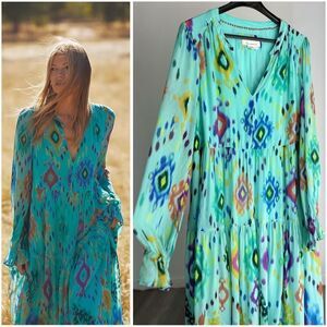 Anthropologie Serenade Maxi Dress Large